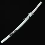 White Crod Handle Katana