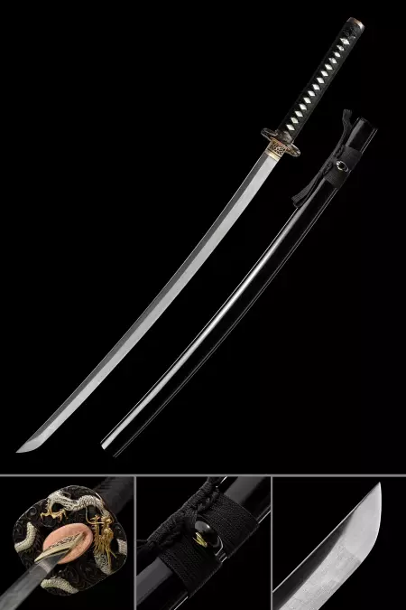 Handmade Japanese Samurai Sword Pattern Steel Full Tang