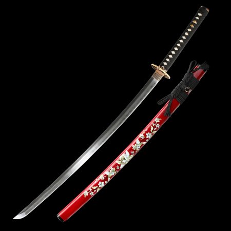 Handcrafted Japanese Samurai Sword Damascus Steel With Clay Tempered Blade