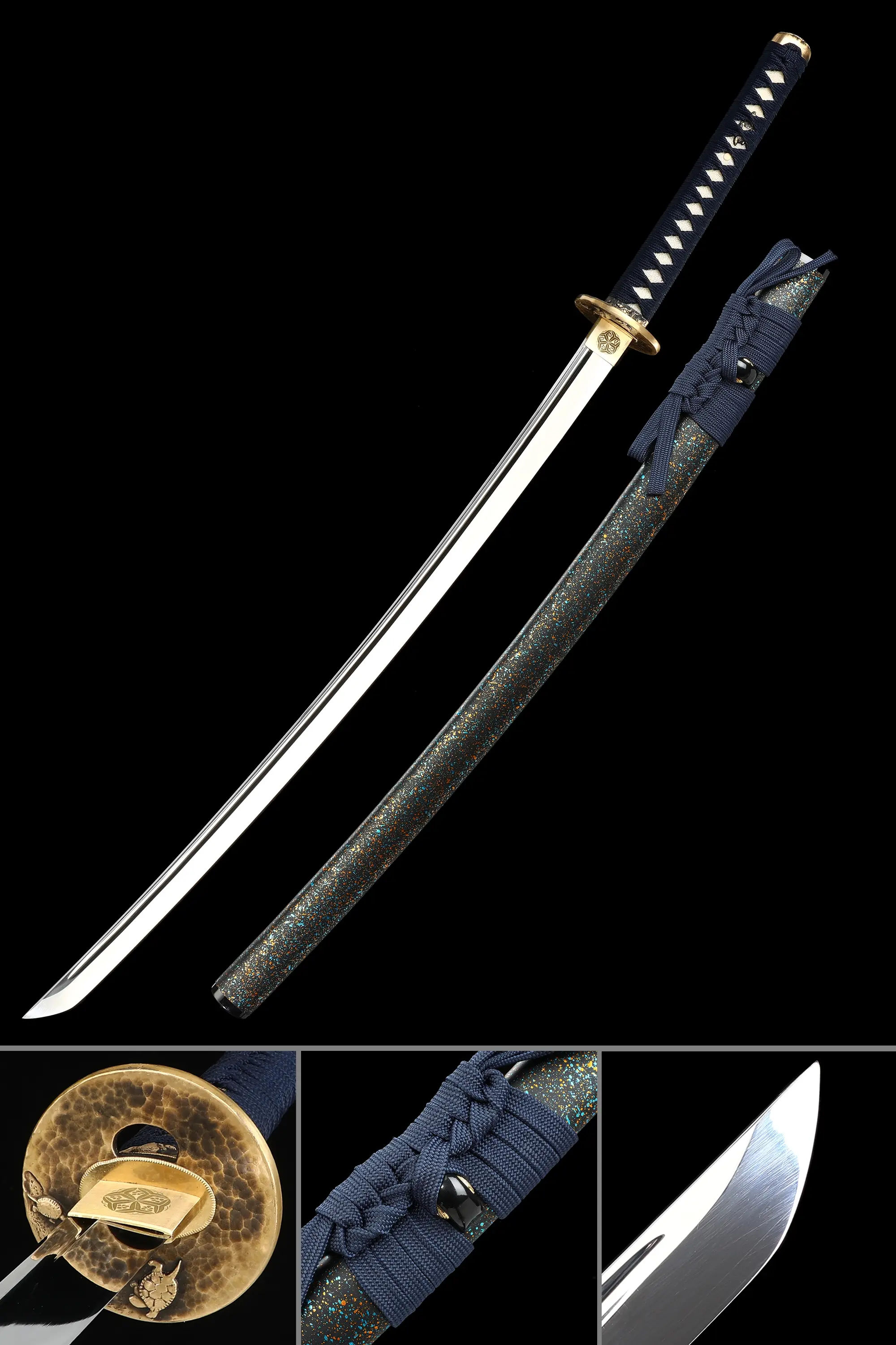 Full Tang Katana | Handmade Full Tang Katana Sword 1095 Carbon Steel ...