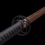 Iron Tsuba Wooden Ninja Swords
