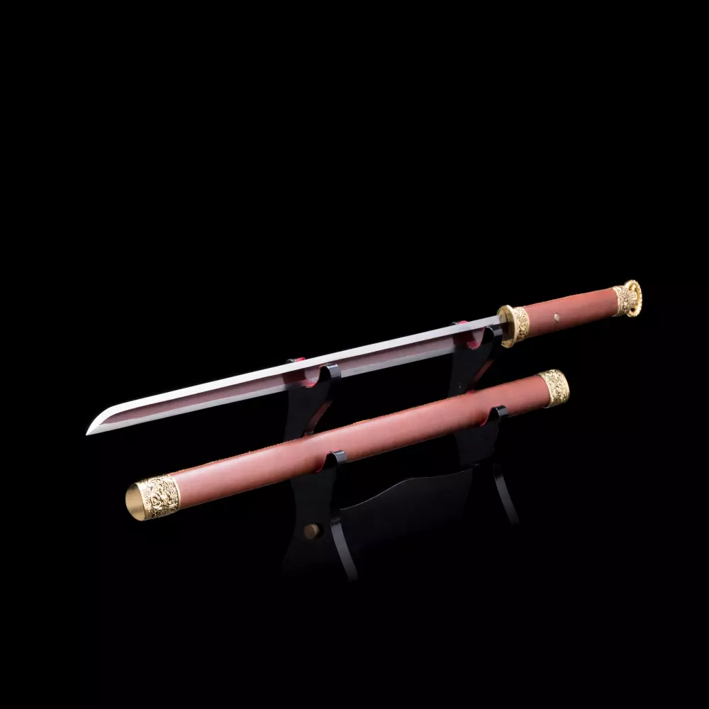 Double Edged Ninjato | Damascus Steel Double Edge Ninjato with