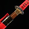 Red Cord Handle Wooden Katana Swords