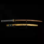 Copper Tsuba Wooden Katana Swords