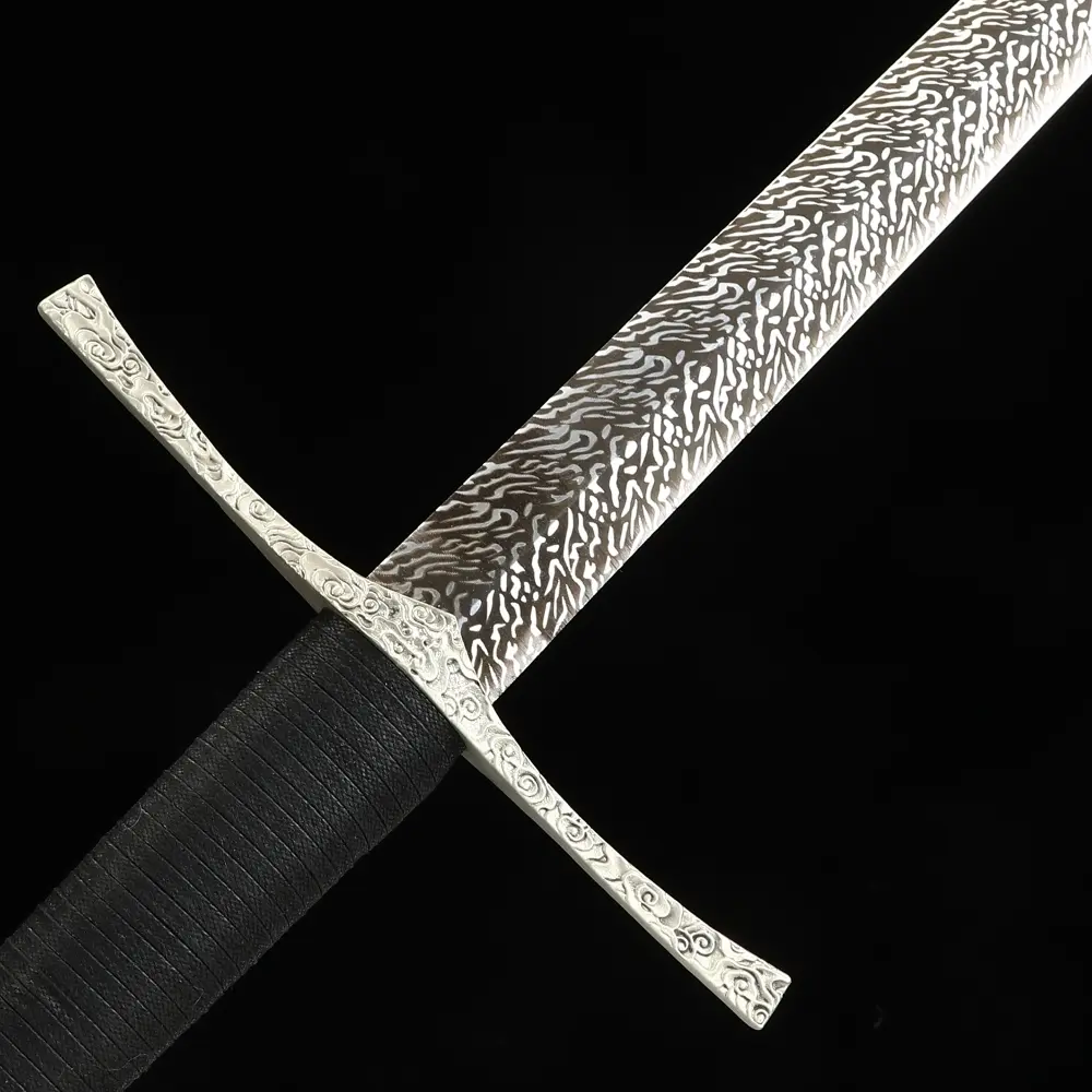 Hand Forged 1095 High Carbon Steel Fully Functional European Broad-Sword  with Scabbard