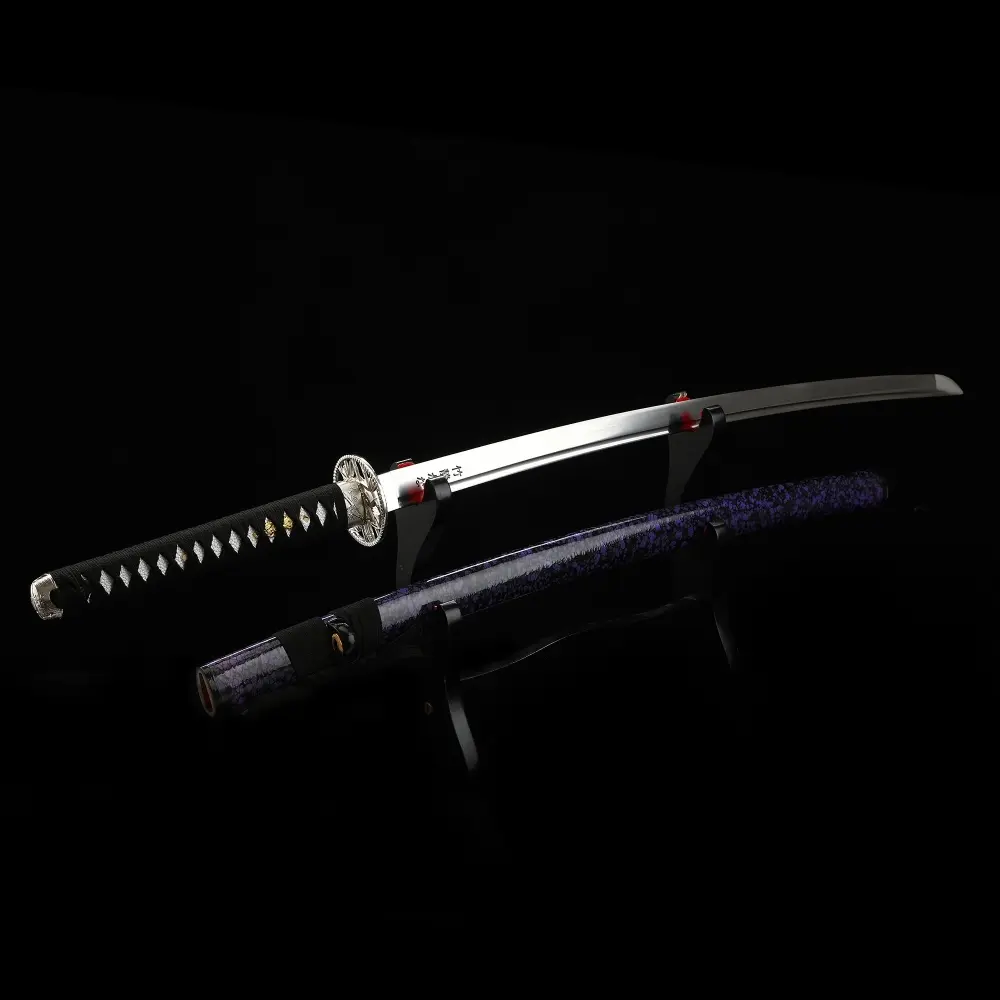 Espada Samurai Katana Kensei Kogane Acero Dorado Full Tang
