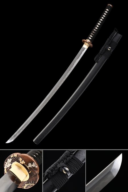 Real Hamon Katana, High-performance Japanese Katana Sword Damascus Steel Sturdy