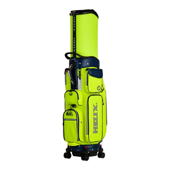 Helix Trendy Vibrant Retractable Golf Cart Bag - Green