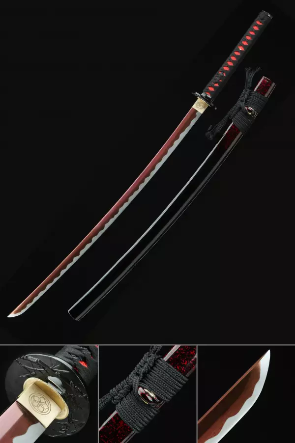 Red Steel Katana Sword for Sale - TrueKatana