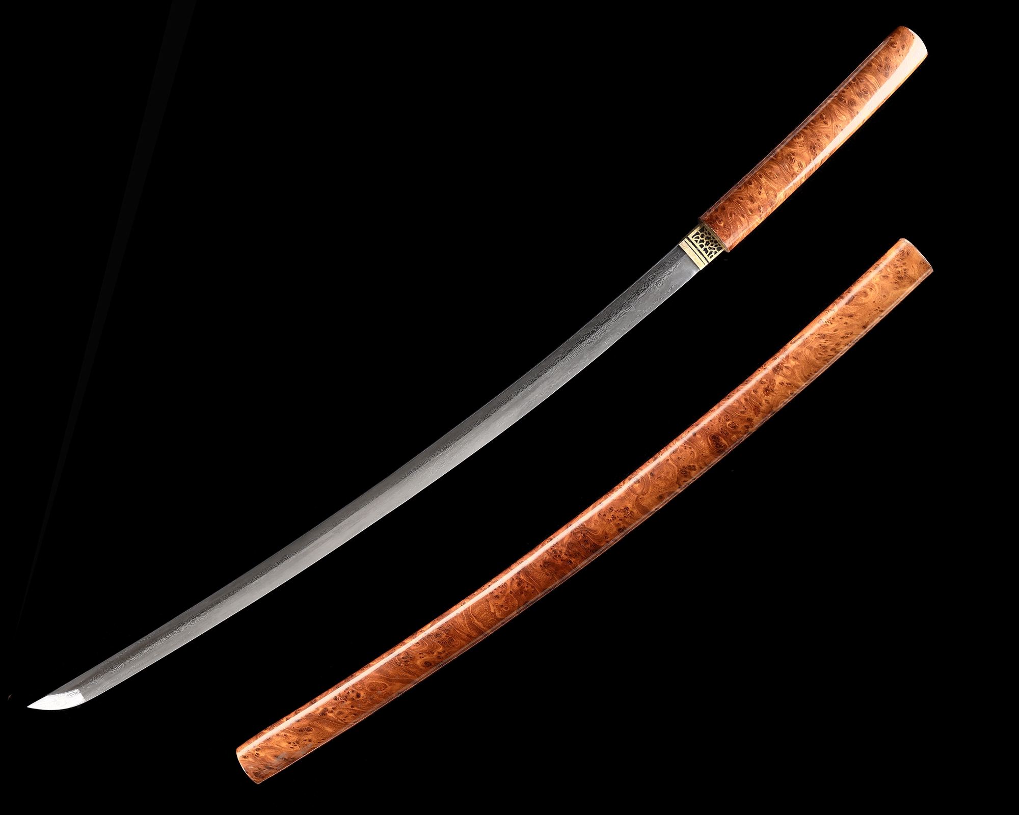 Rideau transparent Katana - sabre japonais (Samurai Sword)