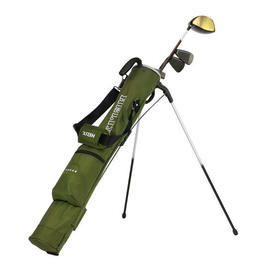 Helix Lightweight Sunday Golf Bag - Green