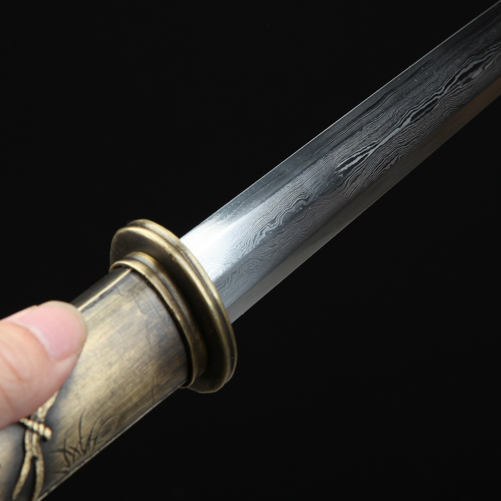 Chinese Dagger Double Edged Short Sword Handmade Chinese Dagger