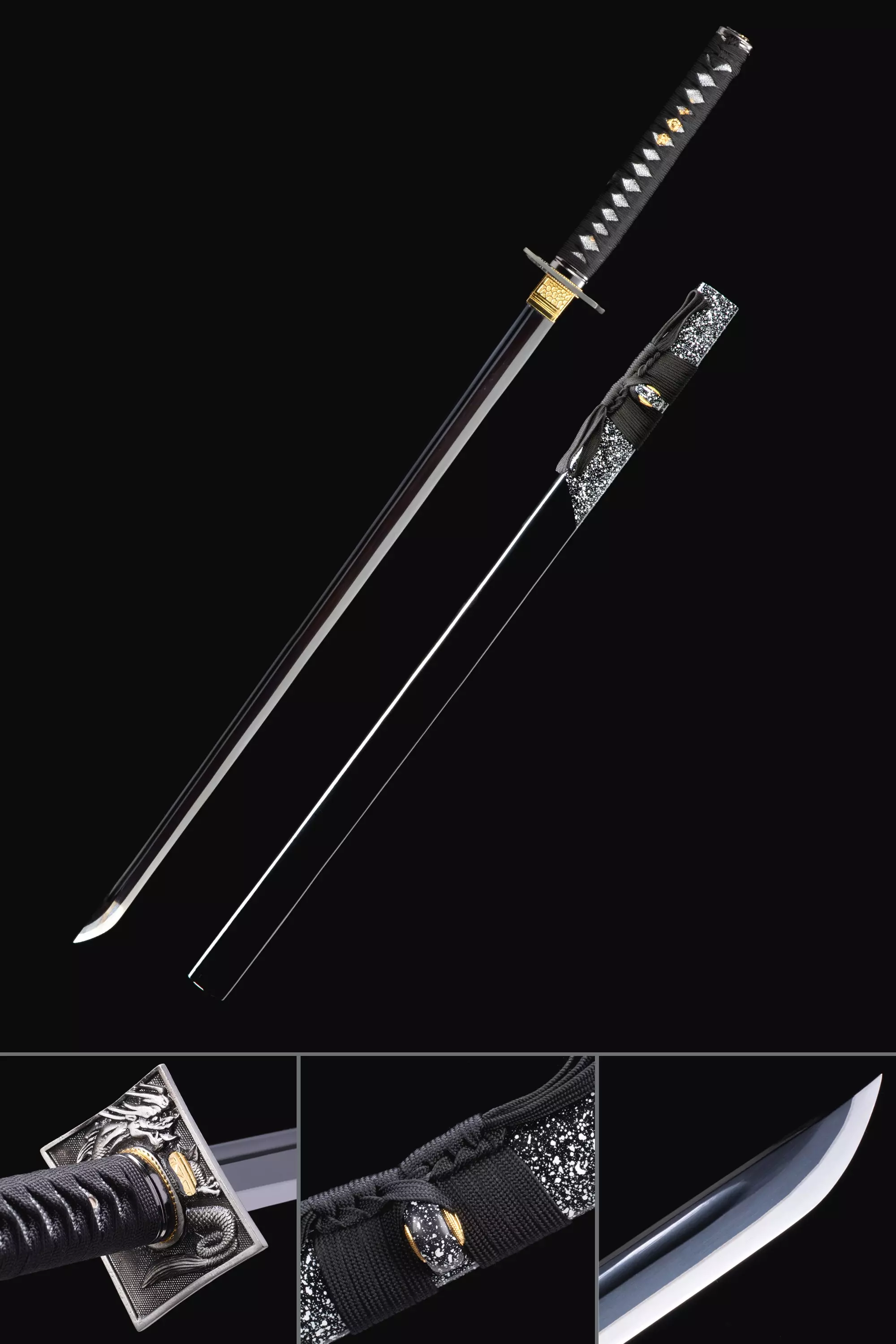 Dragon Ninja Sword | Handmade Japanese Ninjato Ninja Sword With Dragon ...