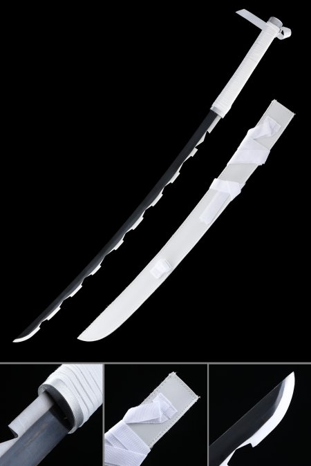 Handmade Japanese Samurai Sword With Jagged Blade