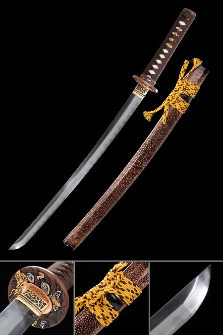 High-performance Japanese Wakizashi Sword Melaleuca Steel
