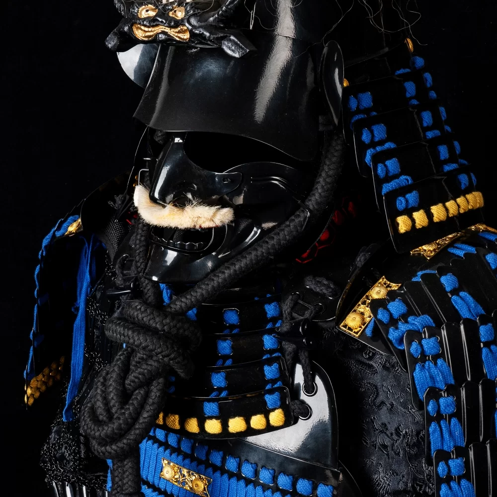 Japanese Samurai Armor | Handmade Black And Blue Japanese