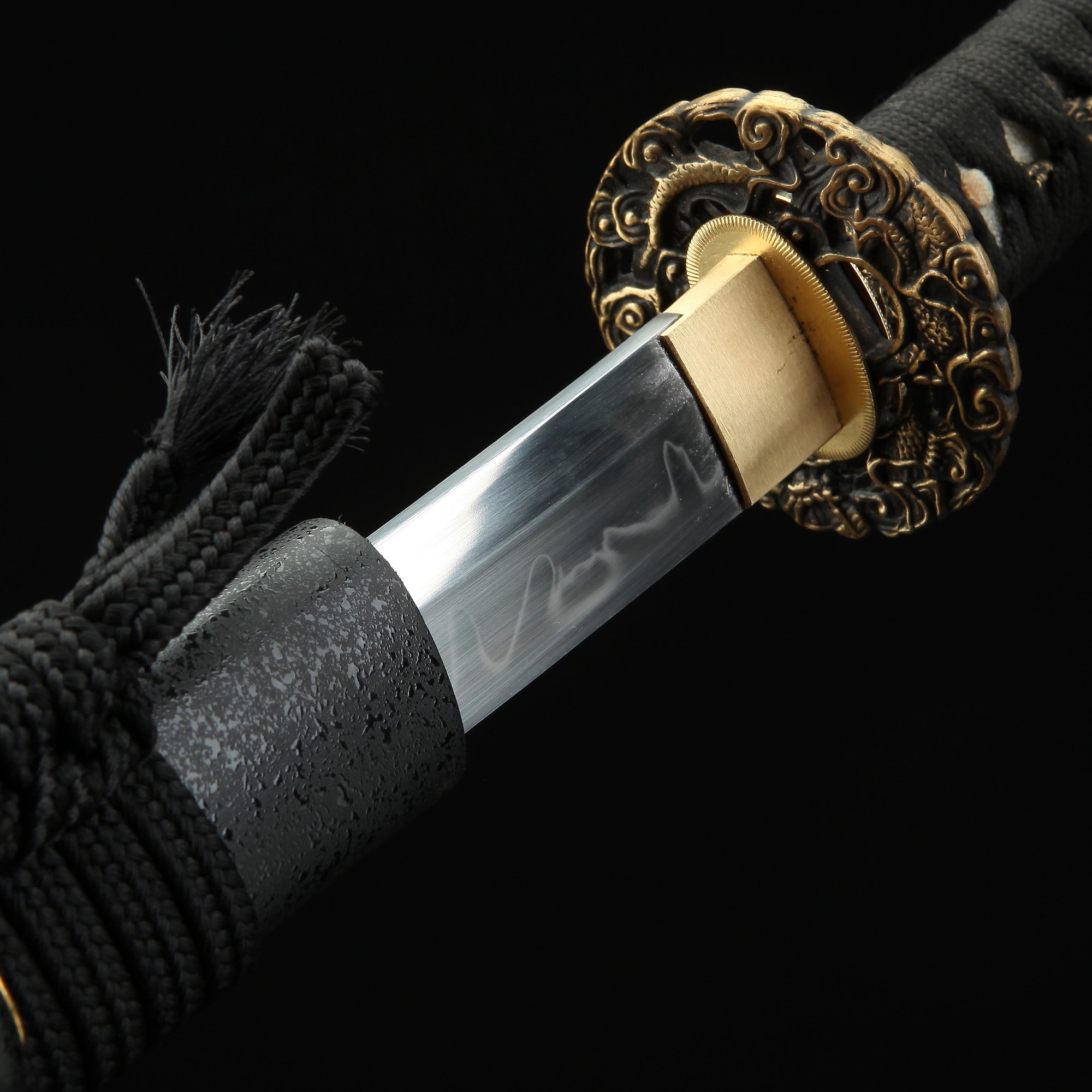Clay Tempered Katana | Handmade Japanese Samurai Sword Real Hamon T10 ...
