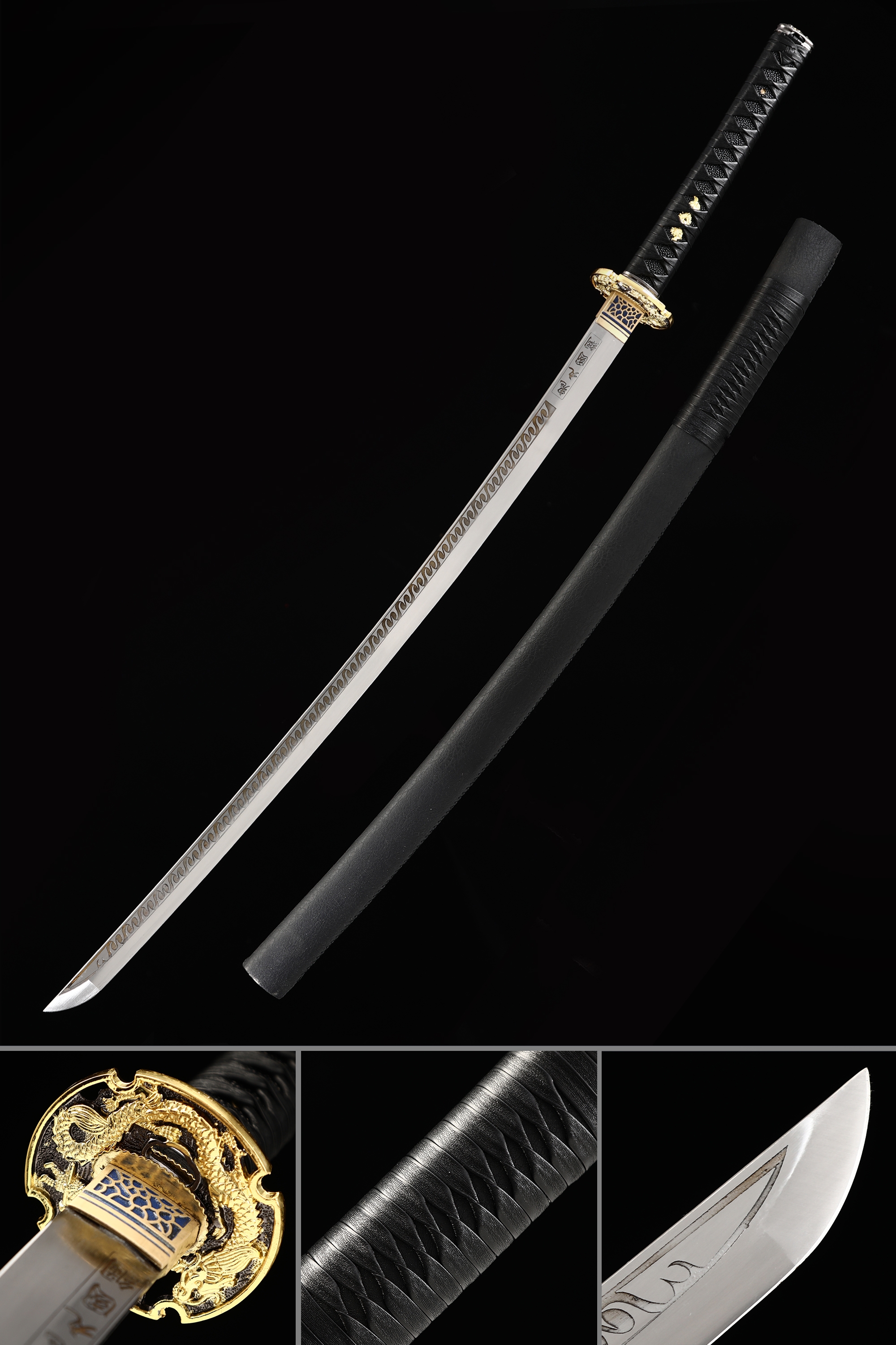 Tsuba für Samuraischwert Drachenmotive aus Sammlungsauflösung D 