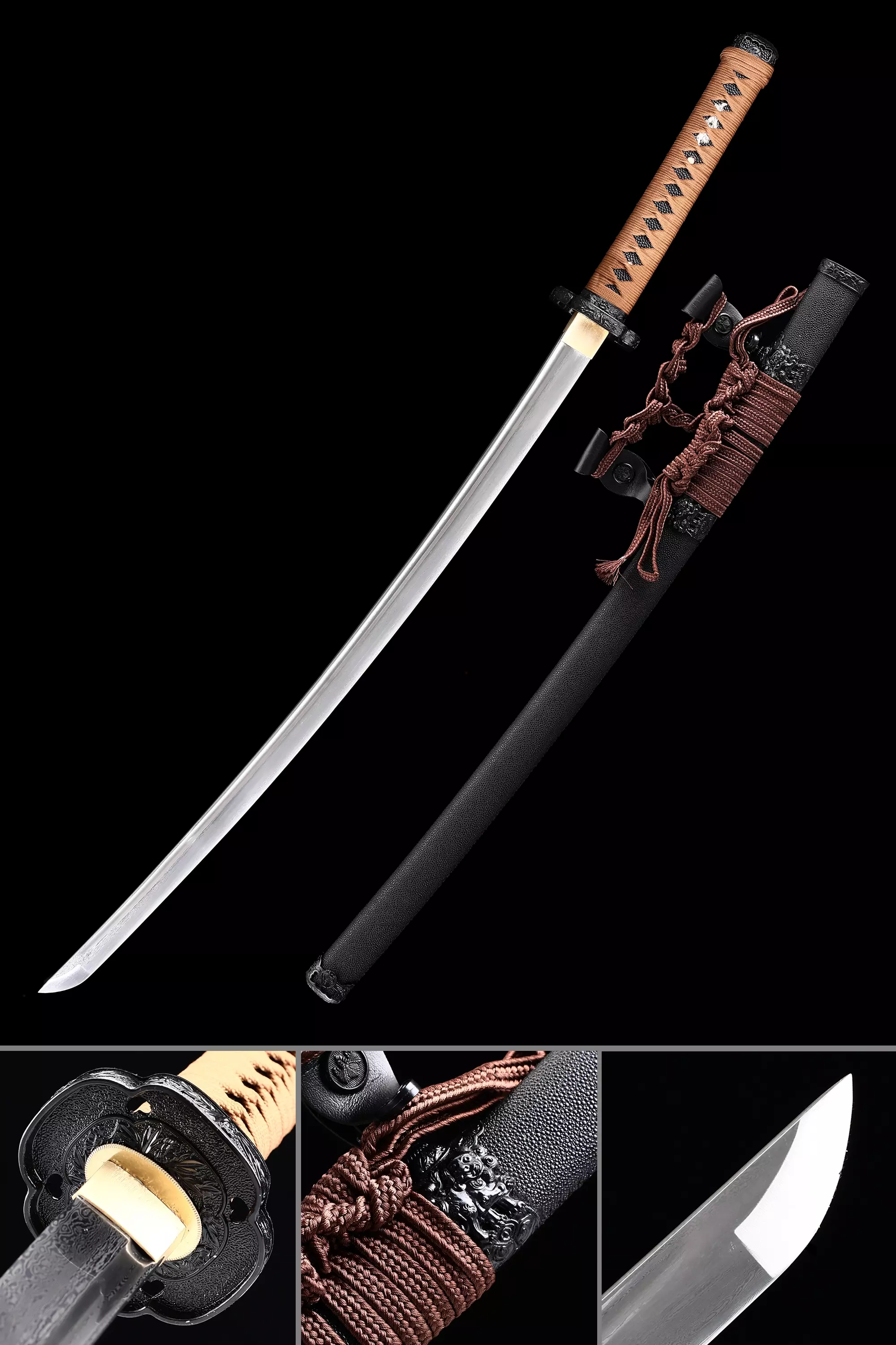 Odachi Sword | Handmade Japanese Tachi Odachi Sword Pattern Steel With ...