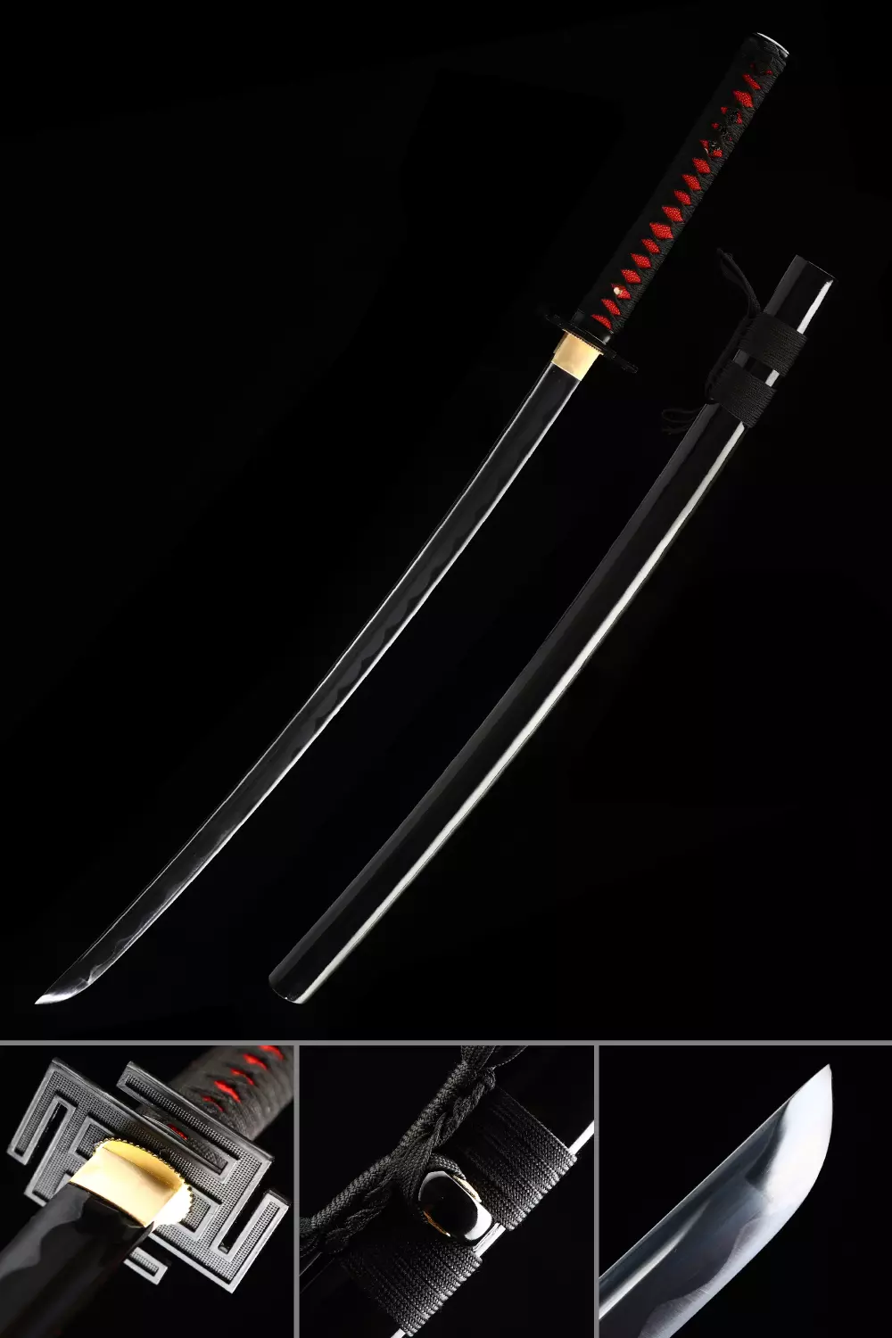 Handmade Katana Japanese Samurai Sword Roronoa Zoro Anime Swords  Fruugo IN