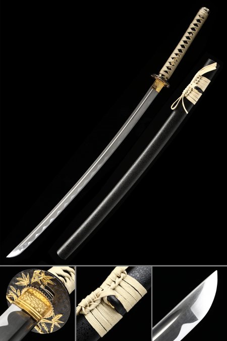 Handmade 1045 Carbon Steel Japanese Samurai Sword Katata