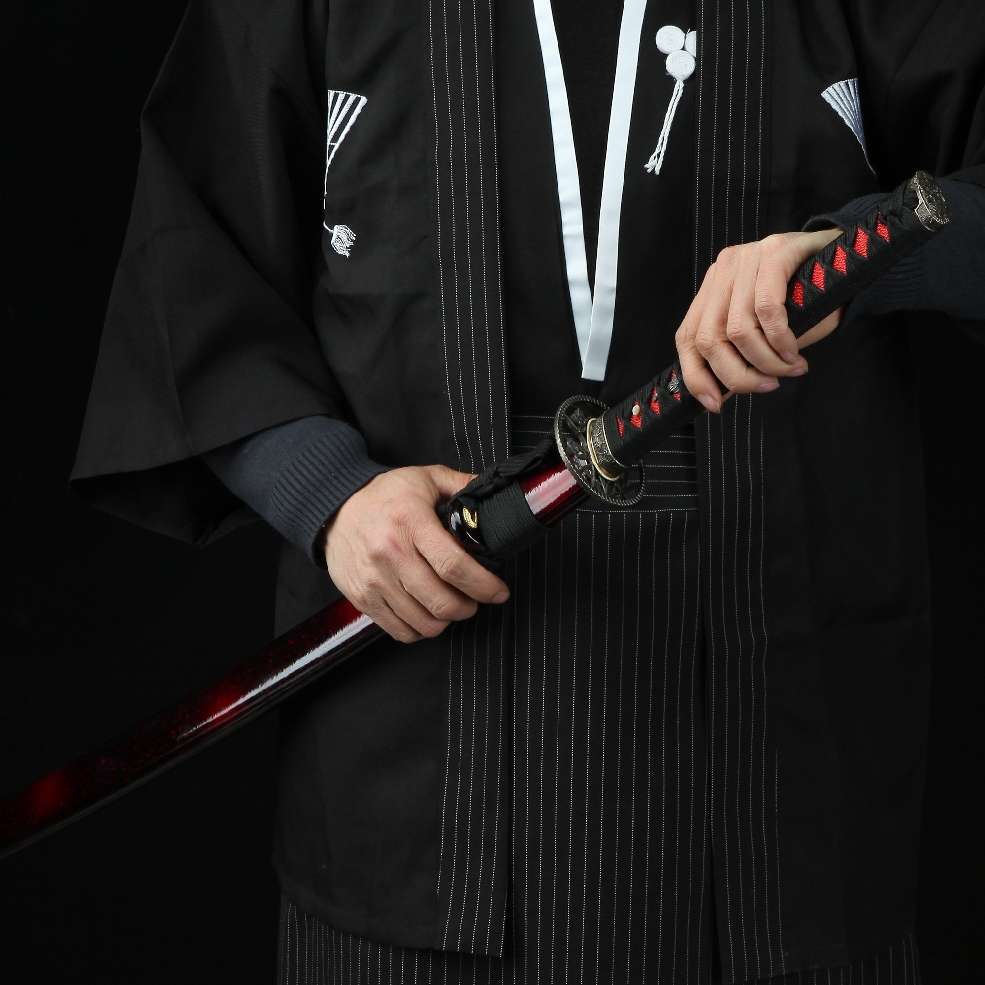 Handmade Anime Katana Demon Slayer Zenitsu Agatsuma Sword 1045 High Ca –  BoxKatana