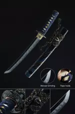 High-performance Japanese Tanto Sword Real Hamon
