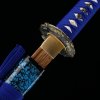 Blue Crod Handle Wooden Katana Swords