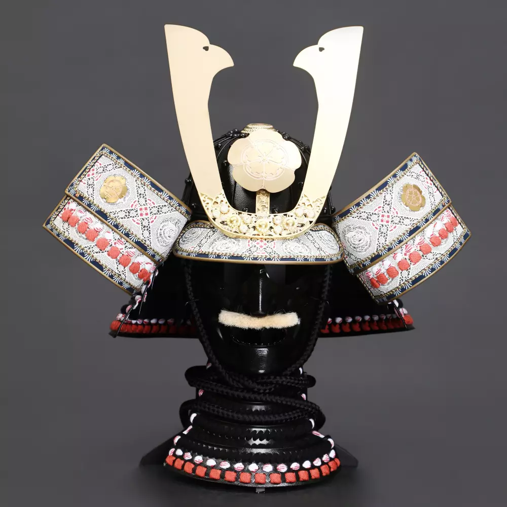 Handmade Oda Clan Kachi Black And Brown Japanese Samurai Armor