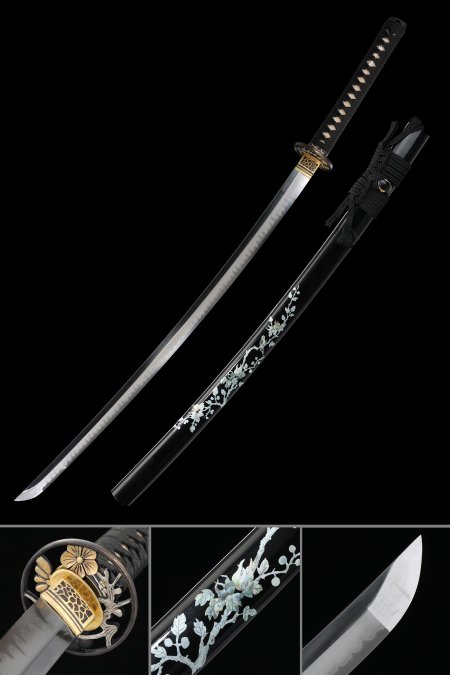 Handmade Japanese Samurai Sword Pattern Steel