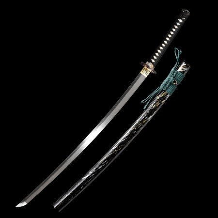 Handmade Japanese Samurai Sword Damascus Steel Full Tang