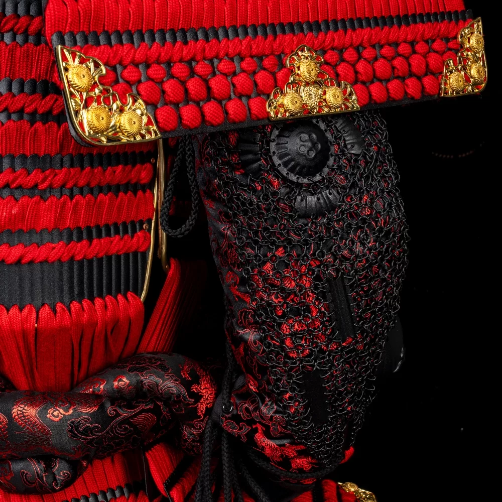 Traditional Samurai Armor | Handmade Oda Clan Kachi Red And Black
