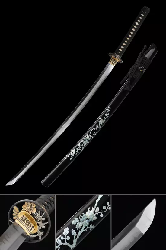 Handmade Japanese Samurai Sword Pattern Steel