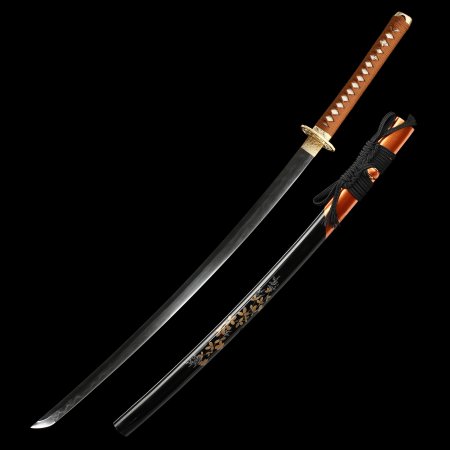 Handmade Full Tang Japanese Katana Sword Sanmai Steel With Clay Tempered Blade