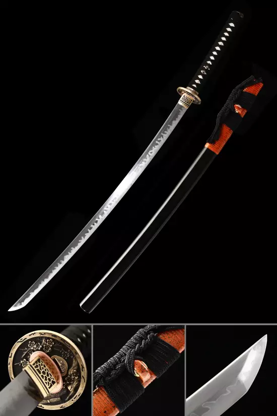 High-performance Katana Sword T10 Folded Clay Tempered Steel