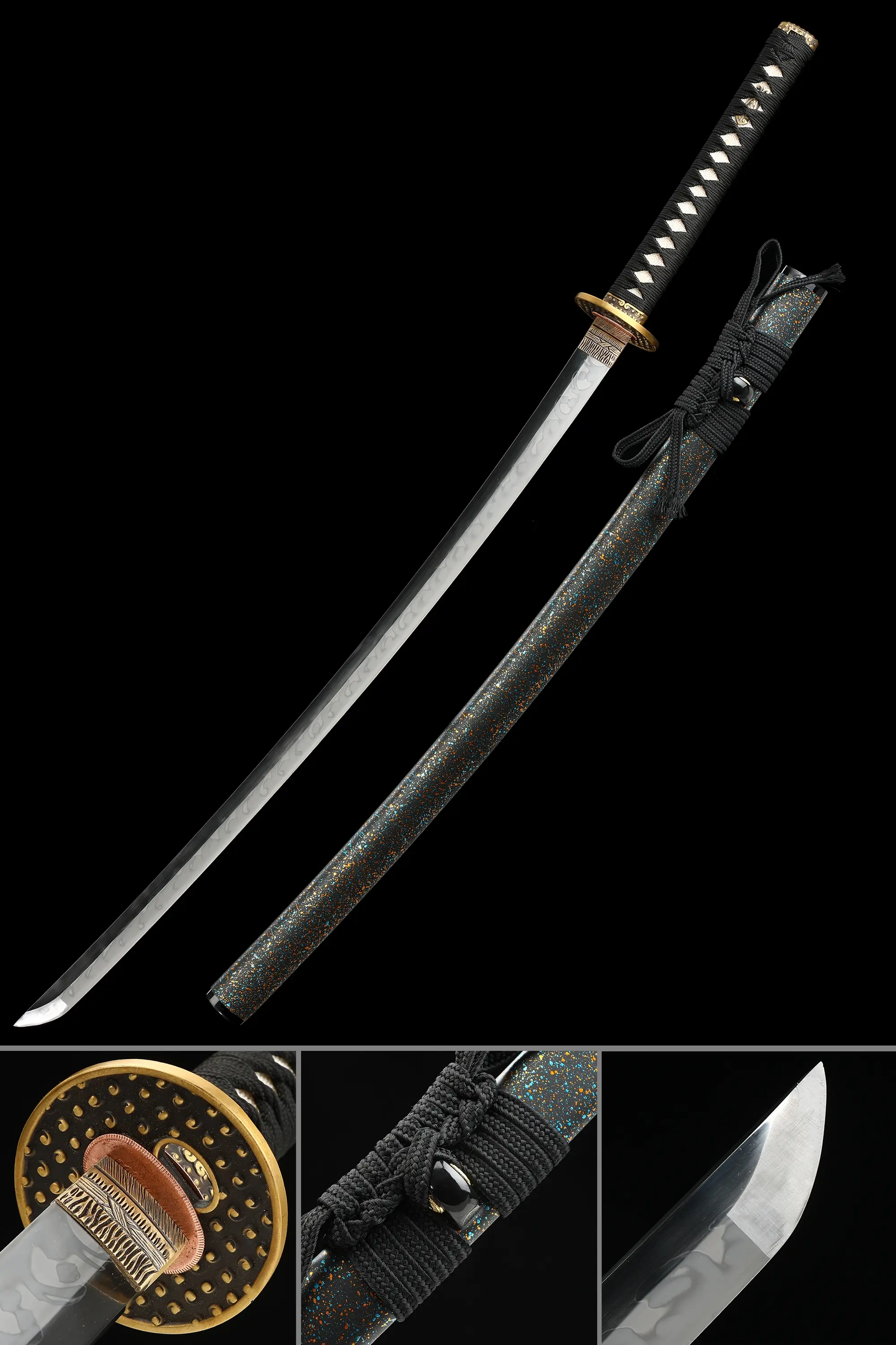 Full Tang Katana | Handcrafted Full Tang Japanese Katana Sword T10 ...