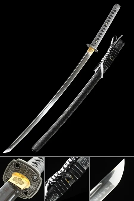 Handcrafted Full Tang Katana Sword T10 Carbon Steel With Hamon Blade