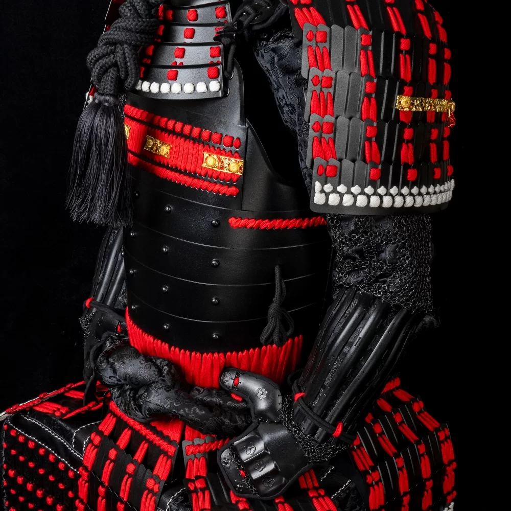 Japanese Samurai Armor | Handmade Black And Red Japanese Samurai