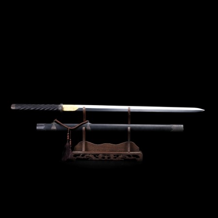 Special Full Handmade Black Copper Theme Tang Dynasty Chinese Sword Of Ming Shen