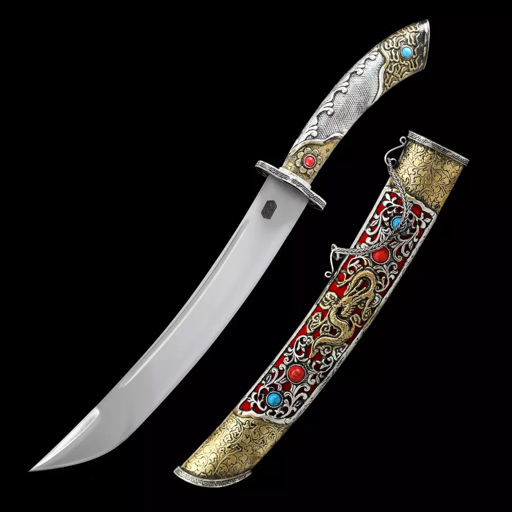 Chinese Tibet Short Sword (雪域藏刀) - TrueKatana