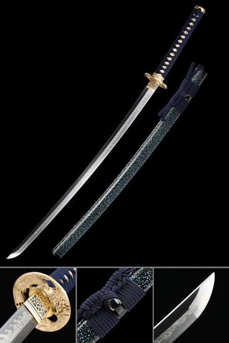 Handmade Full Tang Katana Sword T10 Carbon Steel With Hand-sharpened Blade