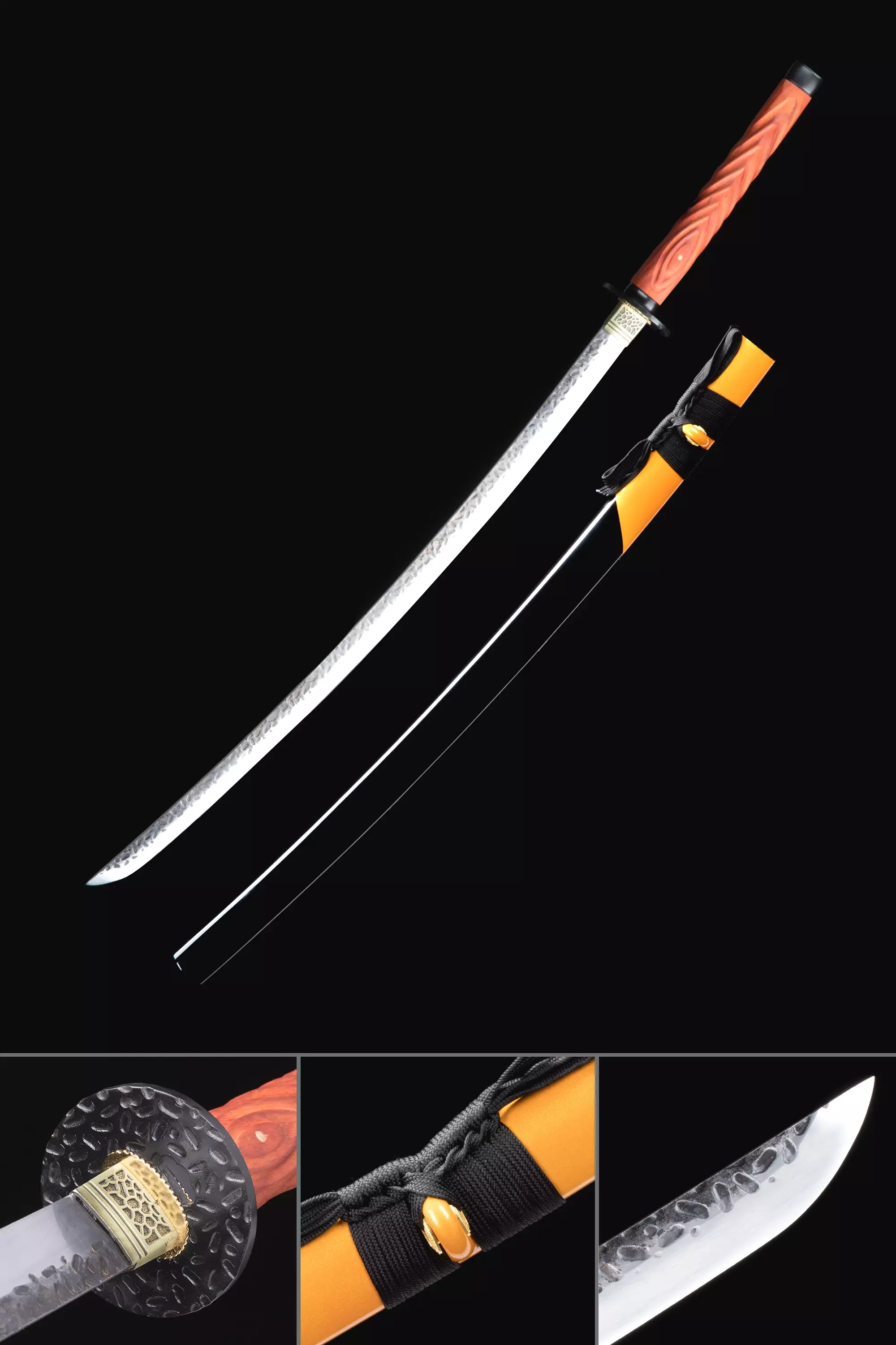 Handmade Real Japanese Katana Sword High Manganese Steel