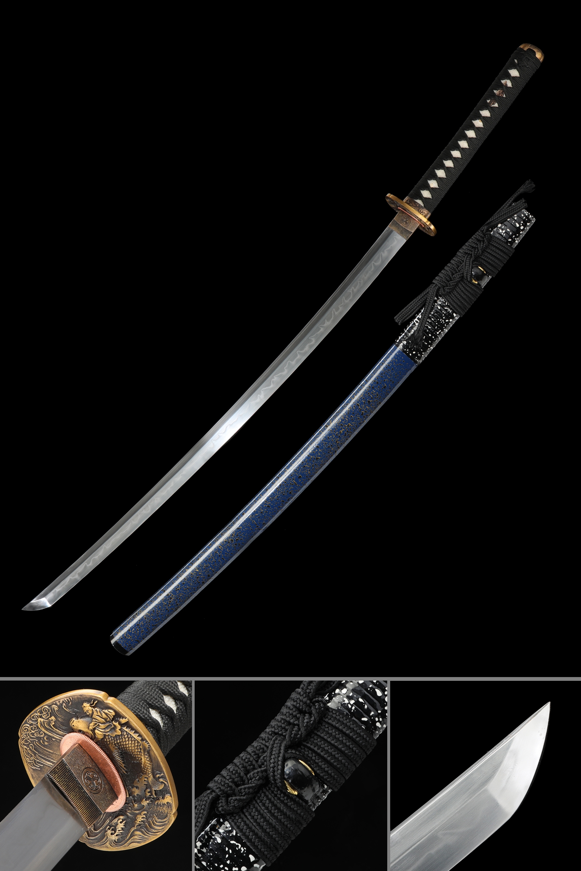 High-performance Japanese Samurai Sword With Hamon Blade