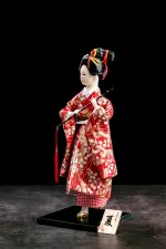 Silk Japanese Geisha Dolls