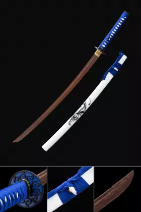 Qinxijianzhuang Espada Katana Japonesa Negra Real Afilada De