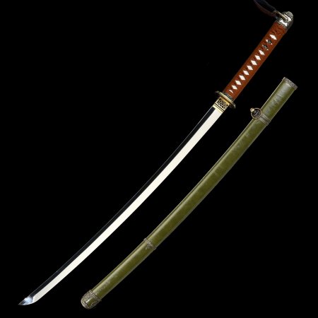 Ww2 Handmade Japanese Samurai Sword With 1095 Carbon Steel Blade