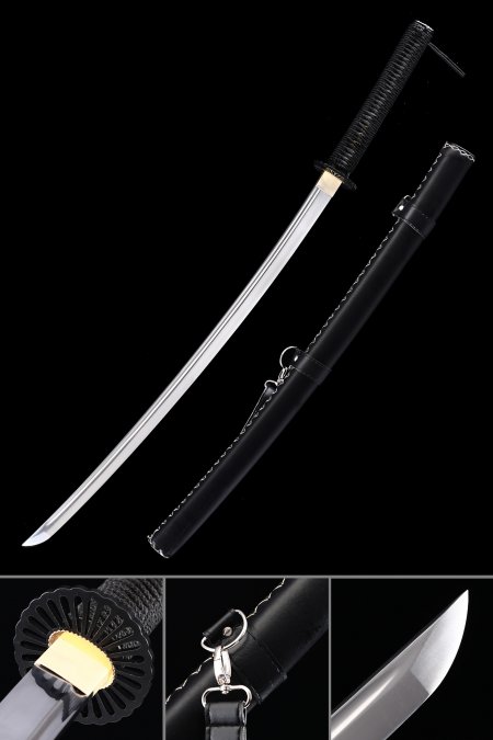Handmade Japanese Samurai Sword High Manganese Steel With Strap