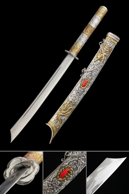 Chinese Ancient Tibetan Broadsword (雪隠しナイフ) Short Sword