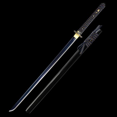 Handmade Japanese Ninja Sword With Blue 1095 Carbon Steel Blade