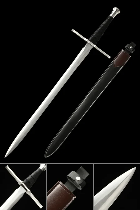 Hand Forged Medieval Longsword 1090 Carbon Steel